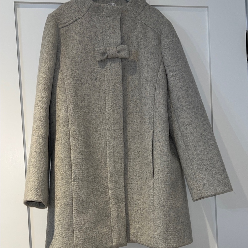 Elegant Gray Girl’s Coat